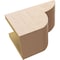 Ekena Millwork 6in. W x 8in. H x 12in. L Crestline Woodgrain TimberThane Rafter Tail, Primed Tan RFTUR06X08X12CRERCPR - alternate 5
